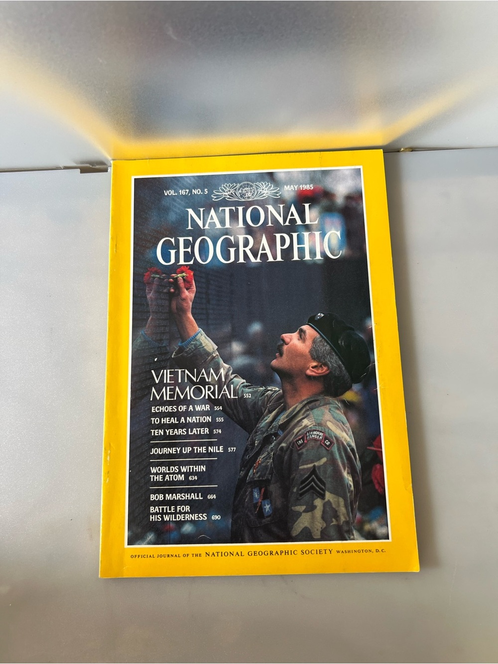 May 1985 issue (Volume 167, Number 5) of National Geographic magazine